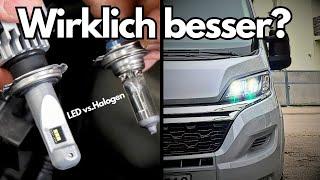  LED Einbau im Fiat Duacto, Citroen Jumper & Peugeot Boxer mit OSRAM NIGHT BREAKER LED H7