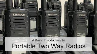 A Basic Introduction To Portable Two Way Radios | Radiotronics