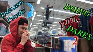 DOING YOUR DARES IN WALMART 2 | Challenge