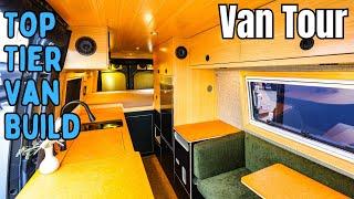 Luxury Van Build has EVERYTHING Needed to Travel