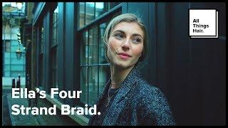 How to do a four strand braid | All Things Hair