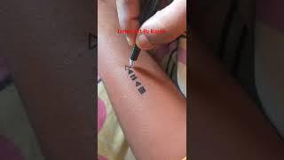 stop pause play arrow tattoo | Tattoo Art By Rajan