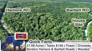 Land For Sale In Maine Aroostook | 28 Acres Maine Real Estate MOOERS REALTY