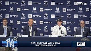 Max Fried's New York Yankees Introductory Press Conference