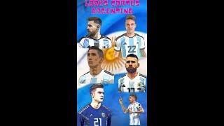 #lookscortes argentina #messi #lautaro #dimaria