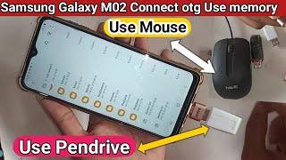 How to connect otg in Samsung Galaxy M02