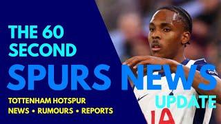 THE 60 SECOND SPURS NEWS UPDATE: Frank on Tel "We Can Develop Him Even Further!" Club Fine, £34M Son