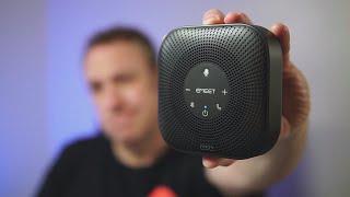 EMEET Conference Speakerphone M0 Plus Review - 4 AI Mics with 360° Voice Pickup