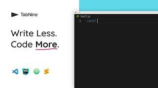 Tabnine Javascript code completions