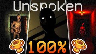 ПОЛУЧИЛ 100% ДОСТИЖЕНИЙ в VHS ХОРРОРЕ | Unspoken