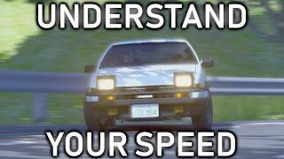 how to use the ghost car on touge and understand your speed - assetto corsa ghost car tutorial