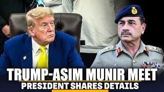 US President Trump shares details of talks with Pakistani General Asim Munir from Oval office