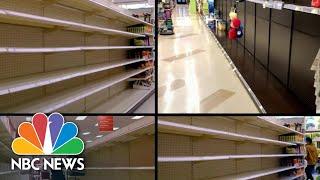 Shoppers Stocking Up On Supplies As Coronavirus Cases Surge | NBC Nightly News