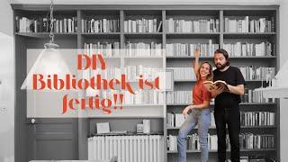 DIY EINBAU-BÜCHERREGAL IM 134 JAHRE ALTEN HAUS! | Großer Farb-Reveal! | Harry Potter Vibes