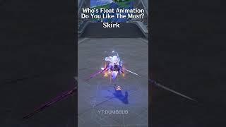 Who's Float Animation Do You Like The Most? #genshinimpact