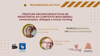 Práticas sociais educativas de resistência ao contexto neoliberal: comunicações via blog