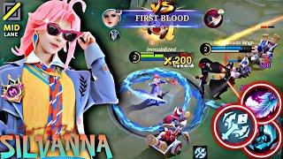 Best ONE-SHOT Combo For SILVANNA | Build SILVANNA Tersakit 2024 ! MLBB @KazukiOfficial