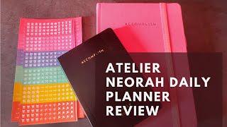 Atelier Neorah Accomplish Planner Review | Daily Planner 2023 @AtelierNEORAH