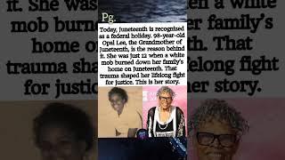 Meet Opal Lee, the 98-year-old 'Grandmother of Juneteenth' ️ #Juneteenth #History