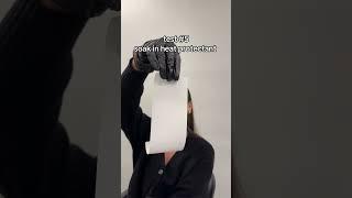 Testing thermal paper 5 ways BEDHEAD heat protectant#haircare #cosmetology #hairstyling #lucyseitz