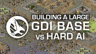 Command & Conquer: Tiberian Sun Firestorm | Building a Large GDI Base VS Hard Enemy