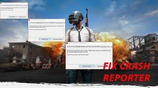 PUBG CRASH REPORTER что делать?! FIX CRASH REPORTED ! PUBG вылетает !