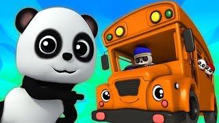 Le ruote del bus | Canzoni per bambini | rime in italiano | Wheels on the Bus | Kids Tv Italiano