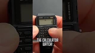 Casio Calculator Watch Unboxing & Function Demo ⌚️ Twincept Databank CA-53W-1CR #casio #vintage