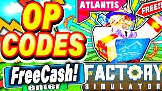 ALL NEW *SECRET* CODES in FACTORY SIMULATOR *FREE CASH* CODES! (Factory Simulator Codes) ROBLOX!