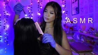 ASMR | Lice Check & Scalp Treatment Roleplay‍️ ( scalp massage, hair brushing )