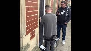 REAL locksmith training, students out on a live job