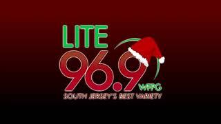 WFPG Atlantic City, NJ "Lite 96.9 WFPG" Legal ID (12/18/23)[Christmas Music]