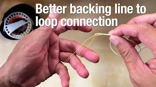 Doubling backing line for loop to loop connection