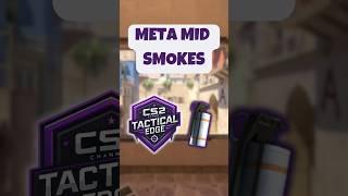 MUST-KNOW Smokes for Mid Control on Mirage #cs2 #cs2miragesmokes #cs2mirage #cs2major