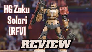 HG - Zaku II F Type Solari [RFV] - Review [4K]