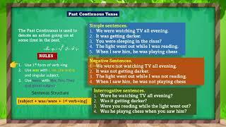 Past Continuous Tense | English Grammar | Easy Class by Amir