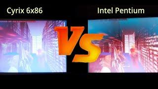 Cyrix 6x86 100MHz vs Intel Pentium 100MHz. Socket 7 & Socket 3 100MHz (ish) x86 CPU challenge.