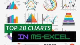 Top 20 charts in excel For Beginners. Expert Guide to Excel Charts.