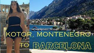 Pinoy Seaman travelling from Kotor, Montenegro to Barcelona, to visit Basilica de Sagrada Familia