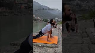 Yoga in Rishikesh | Kaali Yoga  #rishikesh #ganga #mountains #yoga #peace
