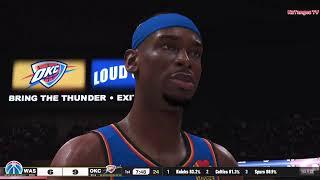 NBA OKLAHOMA CITY THUNDER  vs WASHINGTON WIZARD  GAMEPLAY PS5 UHD