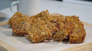 OAT and CORNFLAKE Ginger Slice