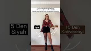 Siyah yerine Kahverengi külotlu çorap denediniz mi?#moda
