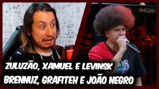 ZULUZÃO, XAMUEL E LEVINSK X BRENNUZ, GRAFITEH E JOÃO NEGRO | BDA 8 ANOS | REACT DO MORENO