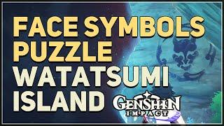 Watatsumi Island Face Symbols Puzzle Genshin Impact (2 achievements)