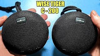 WISE TIGER C-200 МОЩНАЯ мини Bluetooth колонка с защитой IPX7 Чистый живой звук и TWS Режим 