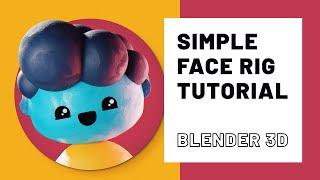 Blender 3D  - EASY Face Rig for Characters