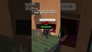 Its my curse.. LITERALLY (2) #roblox #mm2 #murdermystery2 #shorts