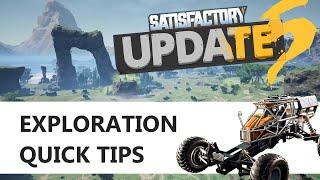 Satisfactory Exploration Tips - How to explore Satisfactory Update 5 (Guide / Tips / Tutorial)