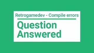 C64 - Question Answered Retrogamedev Compile Application